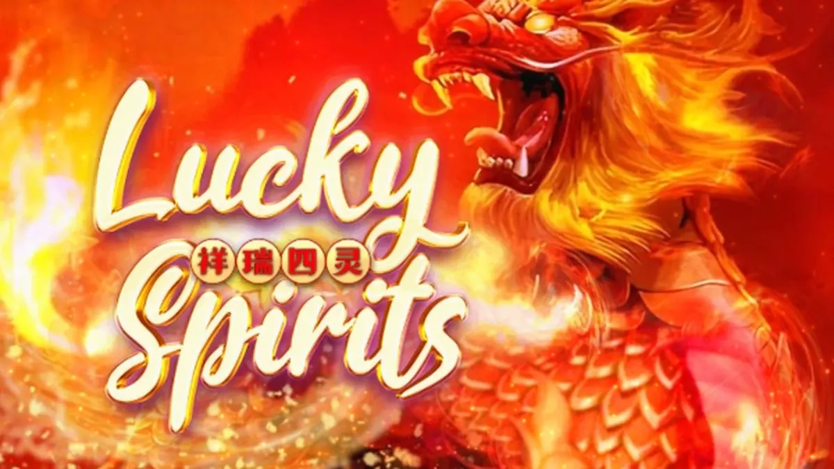 Interface do jogo de slot Lucky Spirits com elementos místicos